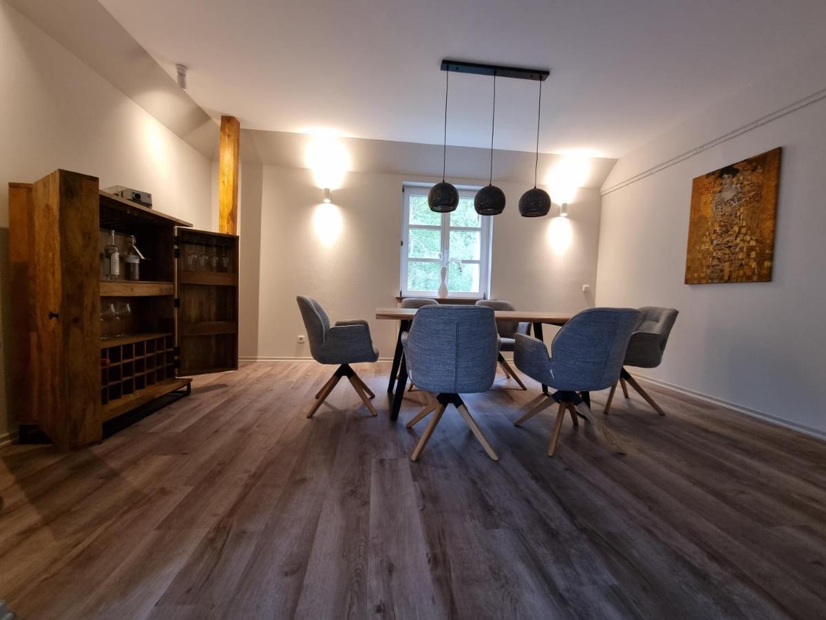 5 Sterne Bahnhoftraum, Appartement "Waldliebe" 133Qm, Grosse Terrasse 70Qm, Qr Code Scannen Fuer Virtuellen Rundgang, Premium Ausstattung Braunfels Eksteriør bilde