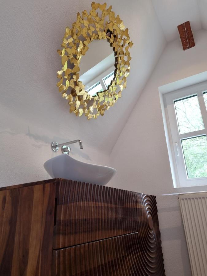 5 Sterne Bahnhoftraum, Appartement "Waldliebe" 133Qm, Grosse Terrasse 70Qm, Qr Code Scannen Fuer Virtuellen Rundgang, Premium Ausstattung Braunfels Eksteriør bilde