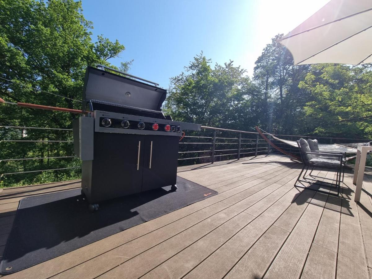 5 Sterne Bahnhoftraum, Appartement "Waldliebe" 133Qm, Grosse Terrasse 70Qm, Qr Code Scannen Fuer Virtuellen Rundgang, Premium Ausstattung Braunfels Eksteriør bilde